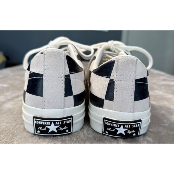 Converse One Star Low Warped Board White Black Mens Size 8.5 Womens 10 172352C - Picture 4 of 7